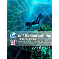 SDI/TDI Sidemount Diver (Komplexný sprievodca potápaním s bočnými zásobníkmi)